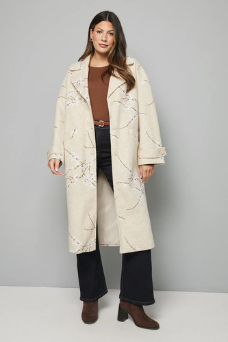 Wallis cream coat womens - cream,