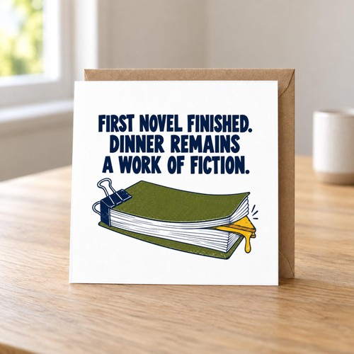 Funny first novel finished - funny,