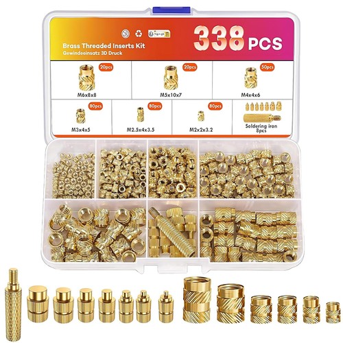 338 pcs threaded inserts - 338, for