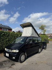 Ford Freda Mazda Bongo Black Camper + TRAILER– 8 Seat–Pop-top –  LPG – 12 mo MOT