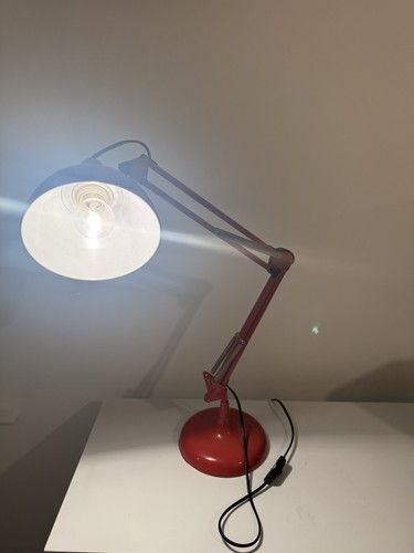 Vintage style red anglepoise - vintage,