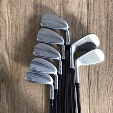 Ping i530 Irons 5-PW (7 irons) Black Lie Mamiya Recoil F3 FREE Ping Hoofer Lite 