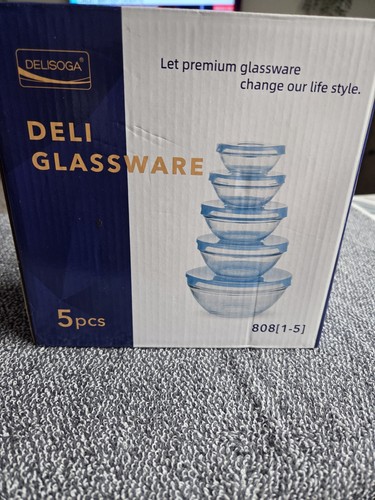 Delisoga deli glassware 5pc - deli,