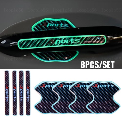 8pcs luminous car door - 8pcs, handle
