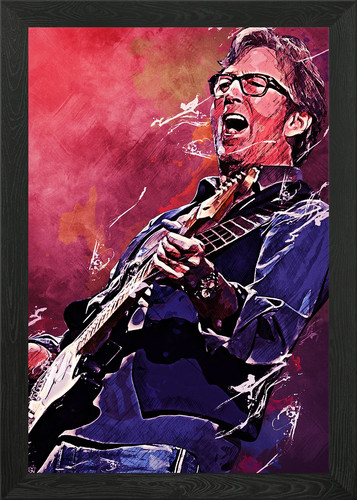 Eric clapton framed - eric,