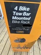 Halfords 4 Bike Towbar Mounted