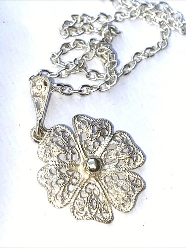 Vintage 835 silver filigree - vintage,