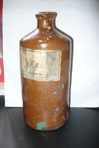 Old henry stephens ink bottle - ink,