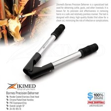 Barnes Precision Style Chrome Plated Steel Dehorner 13" Long,Perfect for Cattle