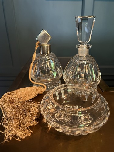 Antique val lambert crystal - val, st