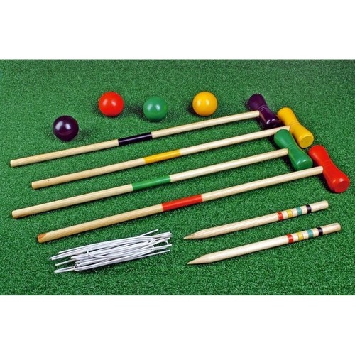 Wooden croquet large x - wooden, large,