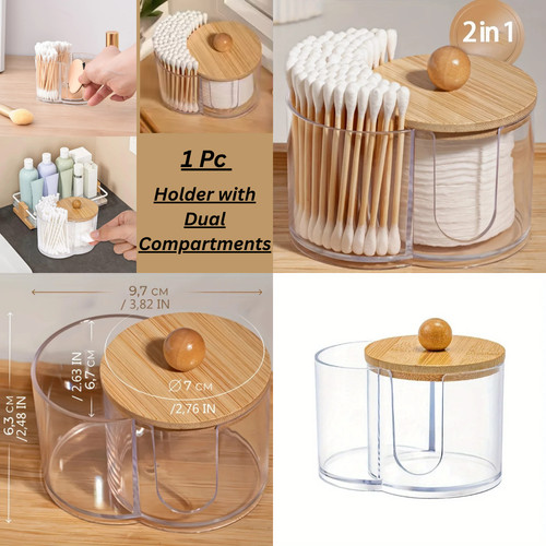 Clear cotton pad bud - clear,