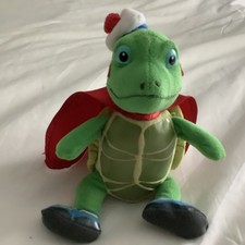2008 Wonder Pets Tuck turtle 7" plush beanie soft toy 