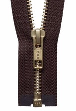 Brass Metal Open End Zipper by