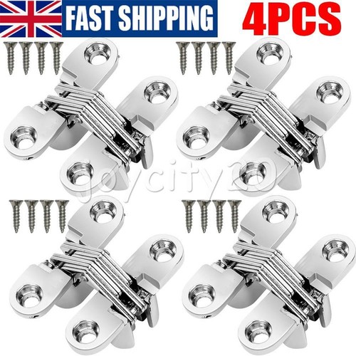 4pcs invisible cross hinge - 4pcs,