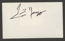  Jim Heuga d2010 signed autograph auto 3x5 card Alpine Skating Team Member S2062