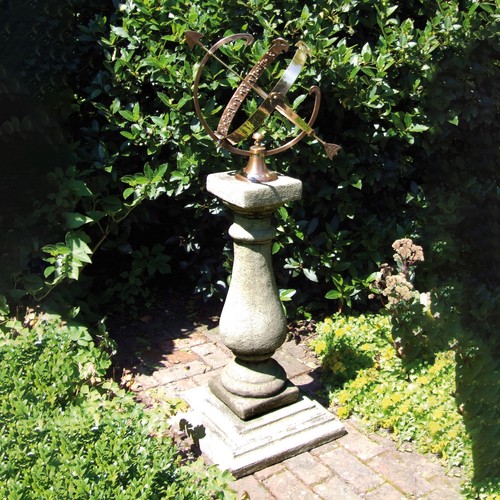 Baluster large armillary stone - baluster,