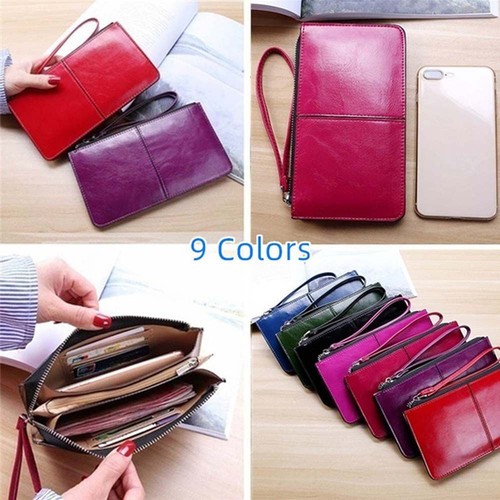 Large capacity leather wallet - capacity,