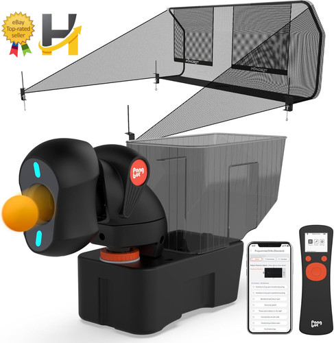 Table tennis robot with net - robot,