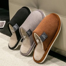 Men’s Fur Lined Slippers