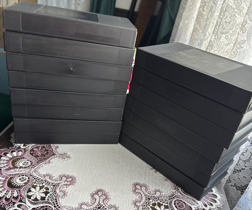 Lot black vhs - black,