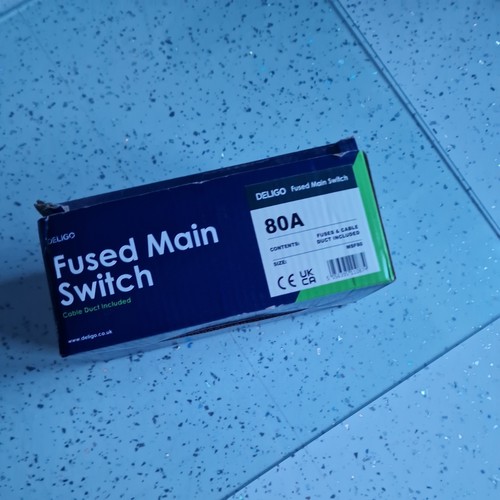 Fused main switch fuse - switch,