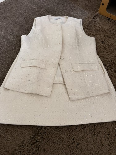 Women white boucle sequin - white,