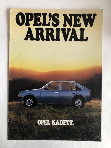 Opel kadett brochure vauxhall - brochure,