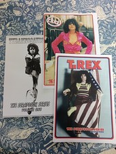 Set Of 3 Marc Bolan / T. Rex Fan Club Scrapbooks - RARE