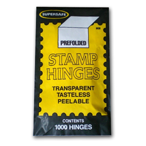 Supersafe folded stamp hinges - supersafe,