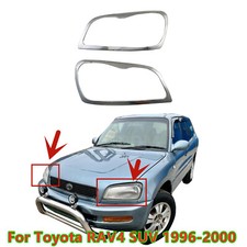 2X Chrome Exterior Head Light