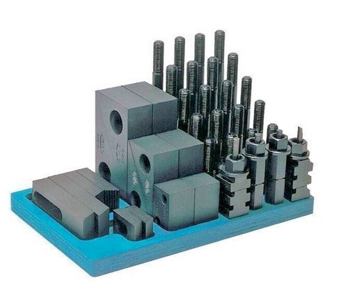 58pc clamping kit for milling - 58pc.,