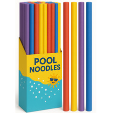 4 X Pool Noodle Flexible Swimming Pool Float Swim Aid Foam Floats Kids Ring UK