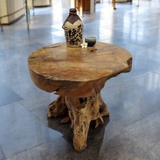 Root Wood Side Table Teak Wood