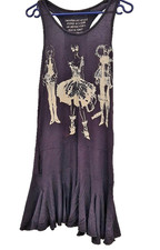 Punky Fish Dress M Black Beige