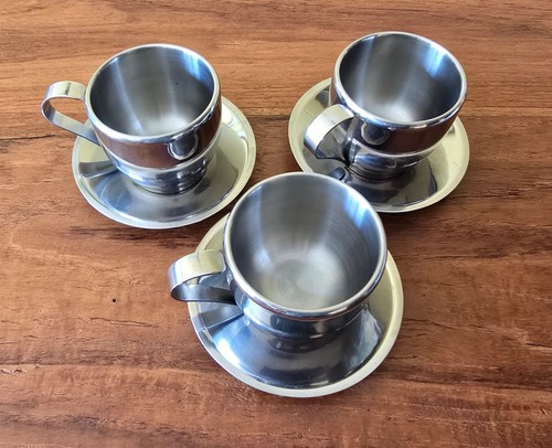 Set three stainless steel - three,