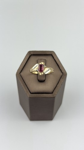 Pink tourmaline and diamond - and,