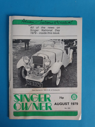 Singer owners membership - owners, club