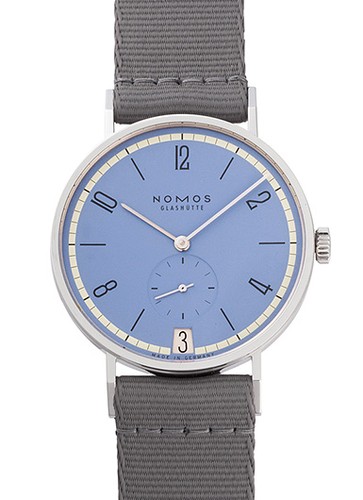 Nomos tangente date frostblau - tangente,