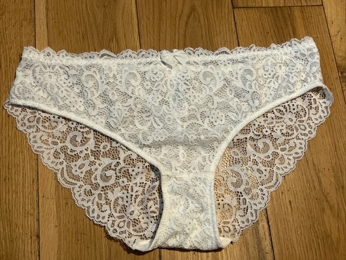 Ivory lace knickers - ivory,