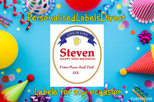Personalised peroni beer - personalised,