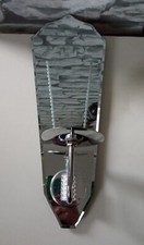 Mirrored Wall Sconce Candle Holder