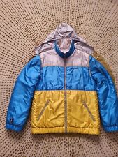 ELLESSE PENGUIN 80'S VINTAGE REVERSIBLE SKI PUFFER JACKET - RETRO - SIZE - LARGE