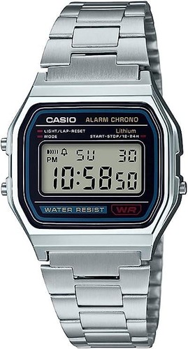 Digital watch standard silver - digital,
