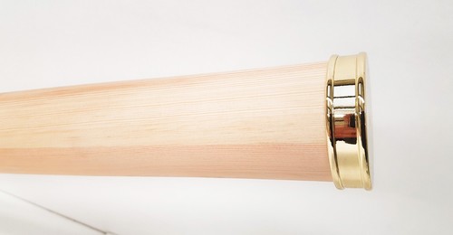 Brass effect metal - metal, end