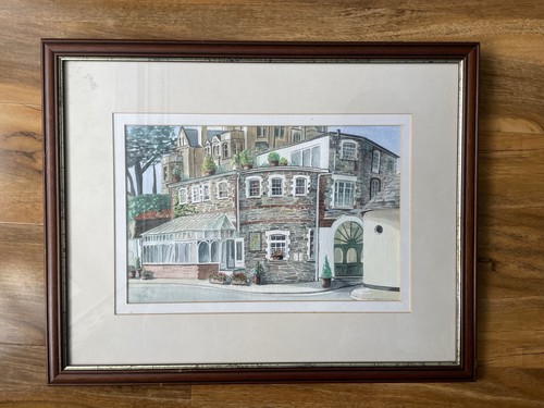Original framed watercolour - framed,