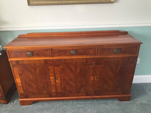 Yew wood sideboard - yew,