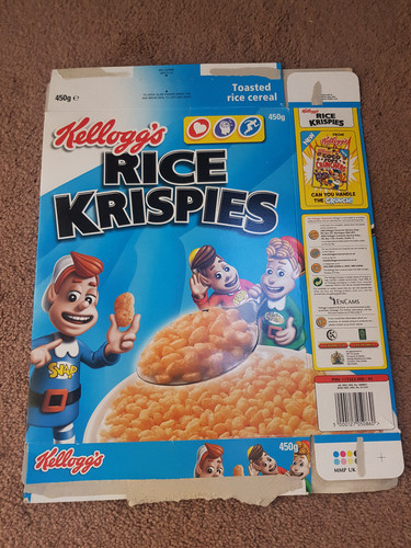 Kelloggs rice krispies ceral - rice,