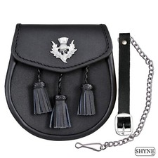Thistle Casual Leather Sporran