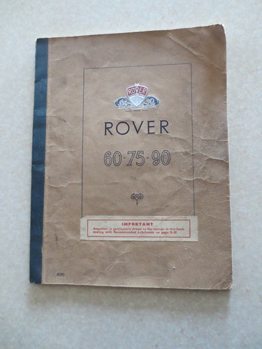 Original 1956 rover 75 - 1956, &